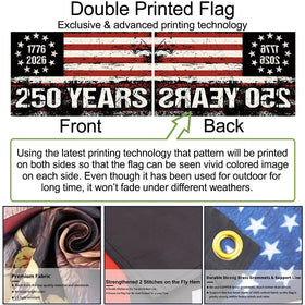 Wlayu flag close-up highlighting durable polyester fabric.