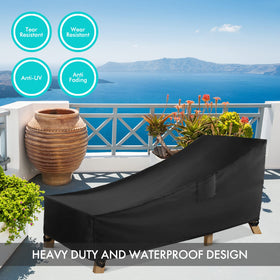 WLEAFJ two-pack lounge cover set for patio protection
