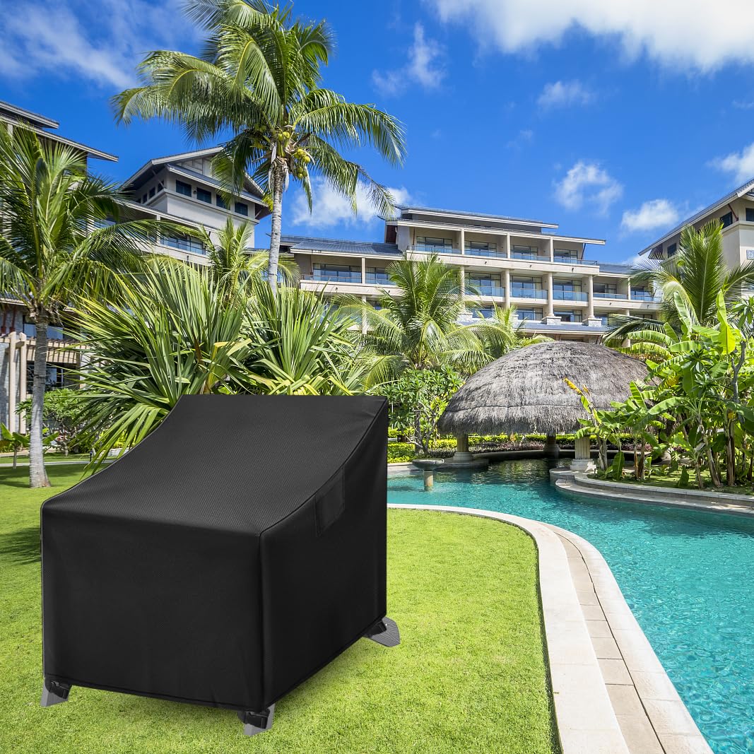 WLEAFJ Adirondack chair cover made from heavy-duty oxford fabric.