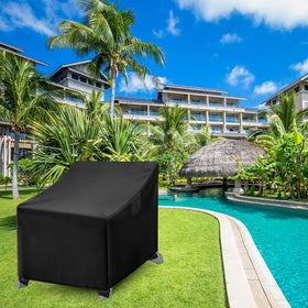 WLEAFJ Adirondack chair cover made from heavy-duty oxford fabric.