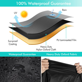 WLEAFJ air vent reduces condensation and promotes airflow under the cover.