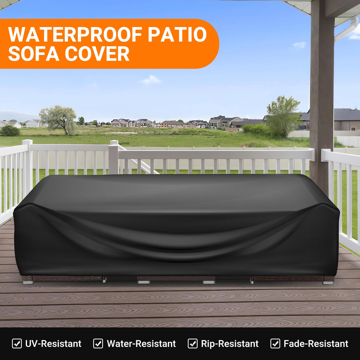 WLEAFJ black color for versatile outdoor styling.