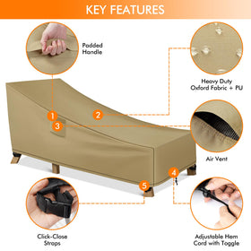 WLEAFJ fabric closeup highlights waterproof oxford material and UV stability