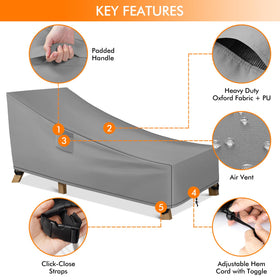 WLEAFJ cover in wind-test setting demonstrates secure straps and drawstring