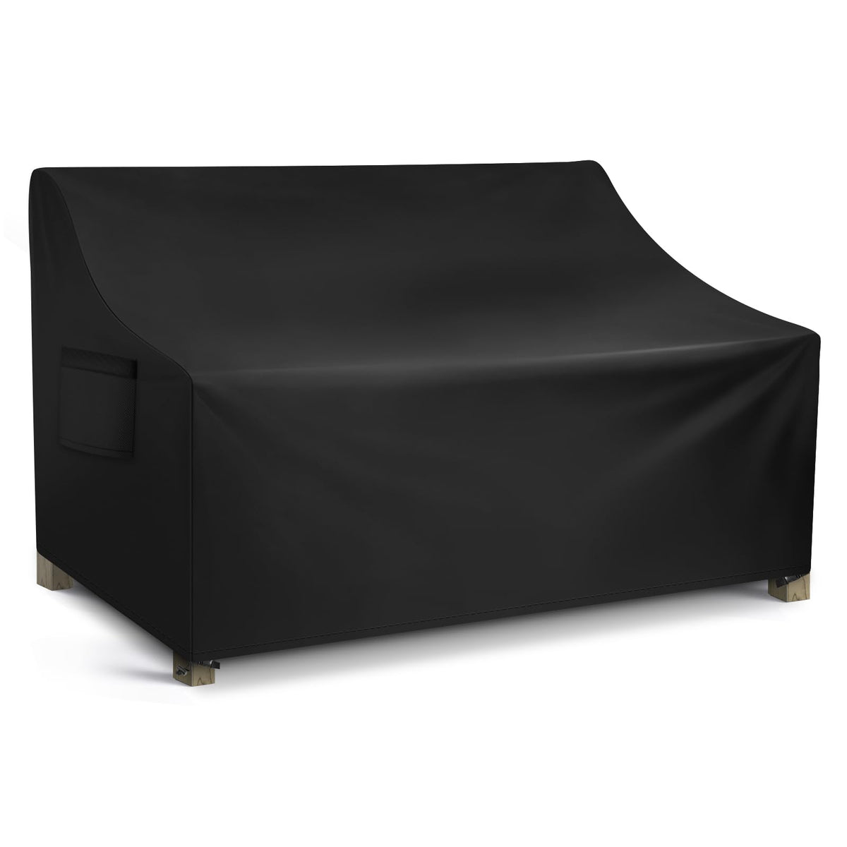 WLEAFJ patio sofa cover waterproof shields the outdoor loveseat from rain and splashes.