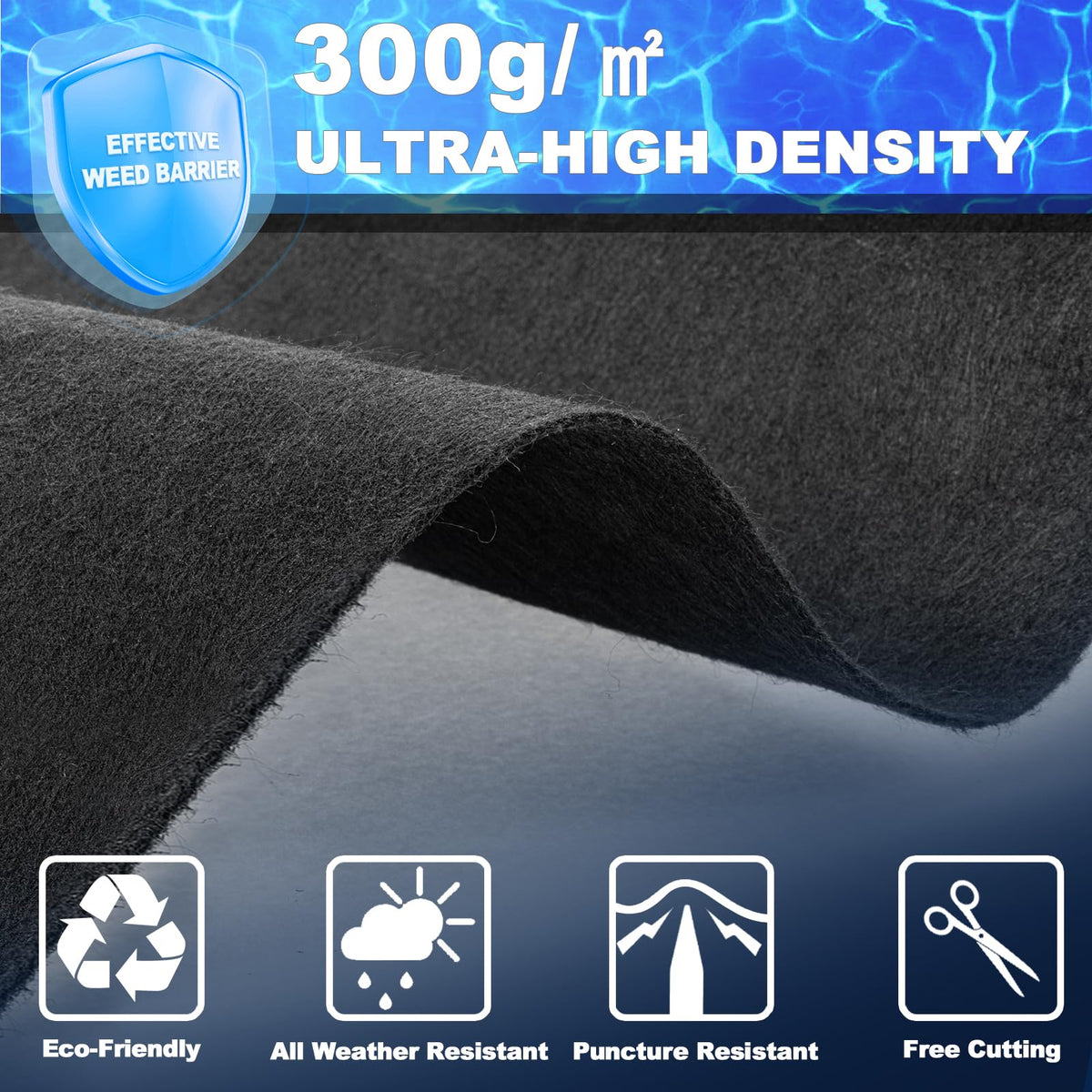 Ground mat protects the pool liner from debris