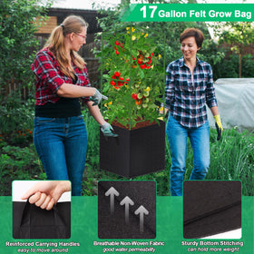 WLLEYAY grow bag with handles for easy movement and sun exposure