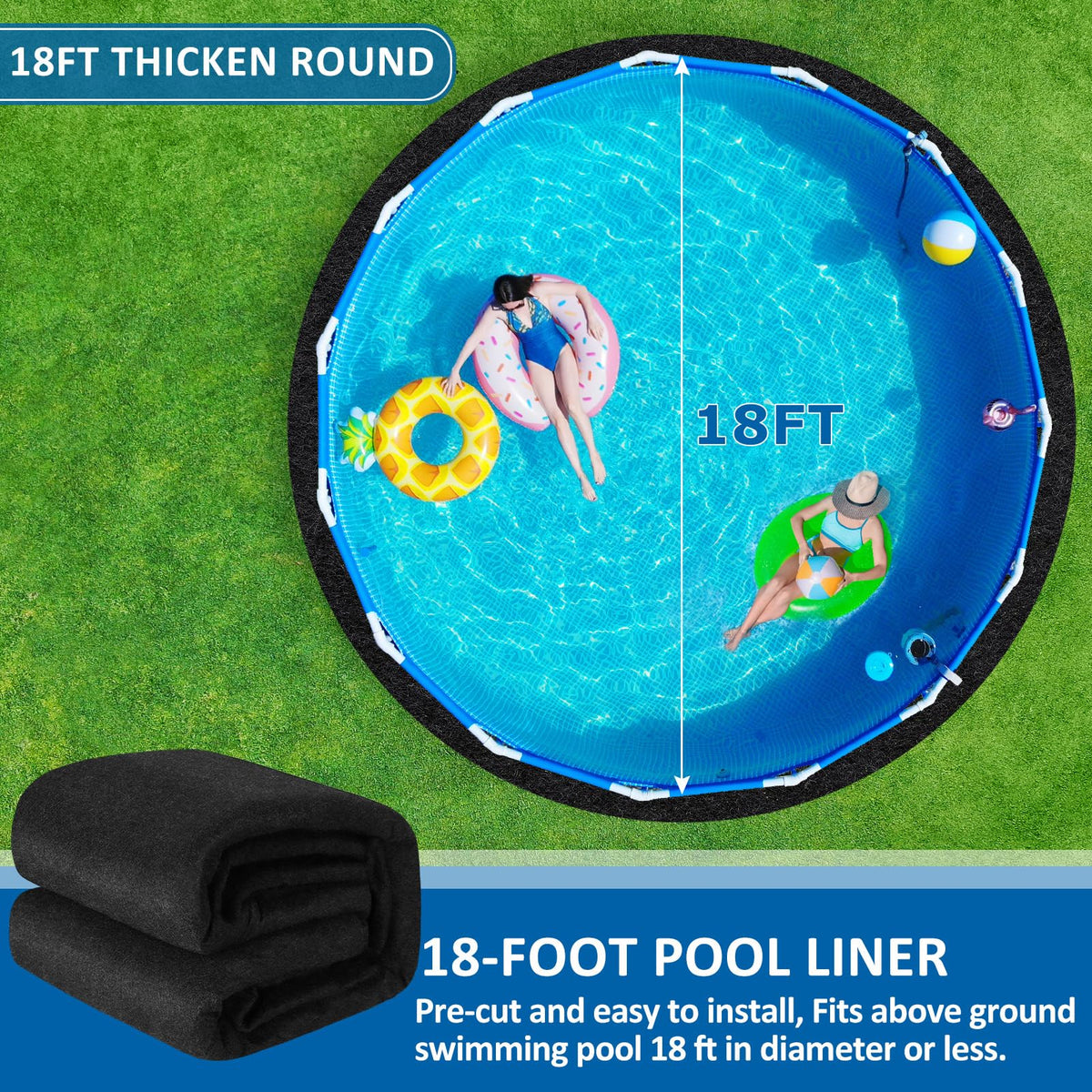 WLLEYAY pad used indoors as a hot tub base.