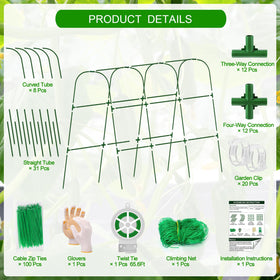 WLLEYAY wide-space trellis promotes airflow for healthier-looking vines.