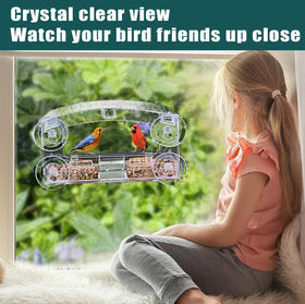WLLKOO Window Bird Feeder makes a thoughtful gift for nature lovers and families.