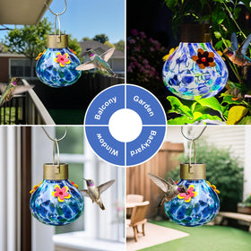 WLNYUGS gift ready hummingbird feeder for garden lovers.