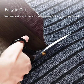 WLWLEO entrance mat absorbs rain and snow effectively