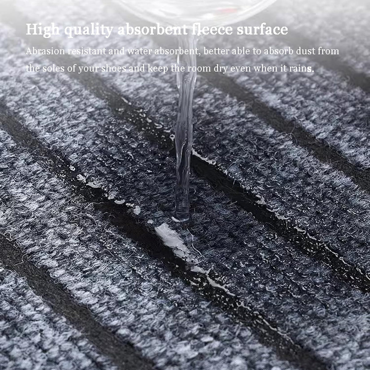 WLWLEO door mat non-slip backing for safe entrances