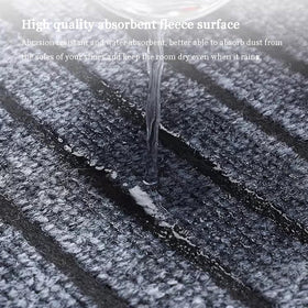 WLWLEO door mat non-slip backing for safe entrances
