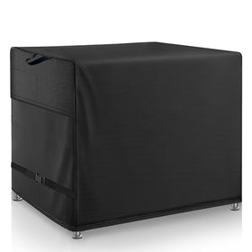 Wnanan outdoor dining cart stainless table cover shields the 60x30 surface from rain and dust.