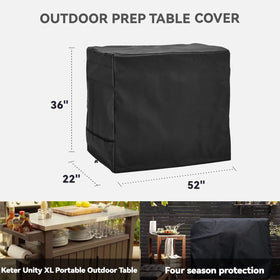 Wnanan stainless-steel top cover 52inch provides sturdy protection for the work surface