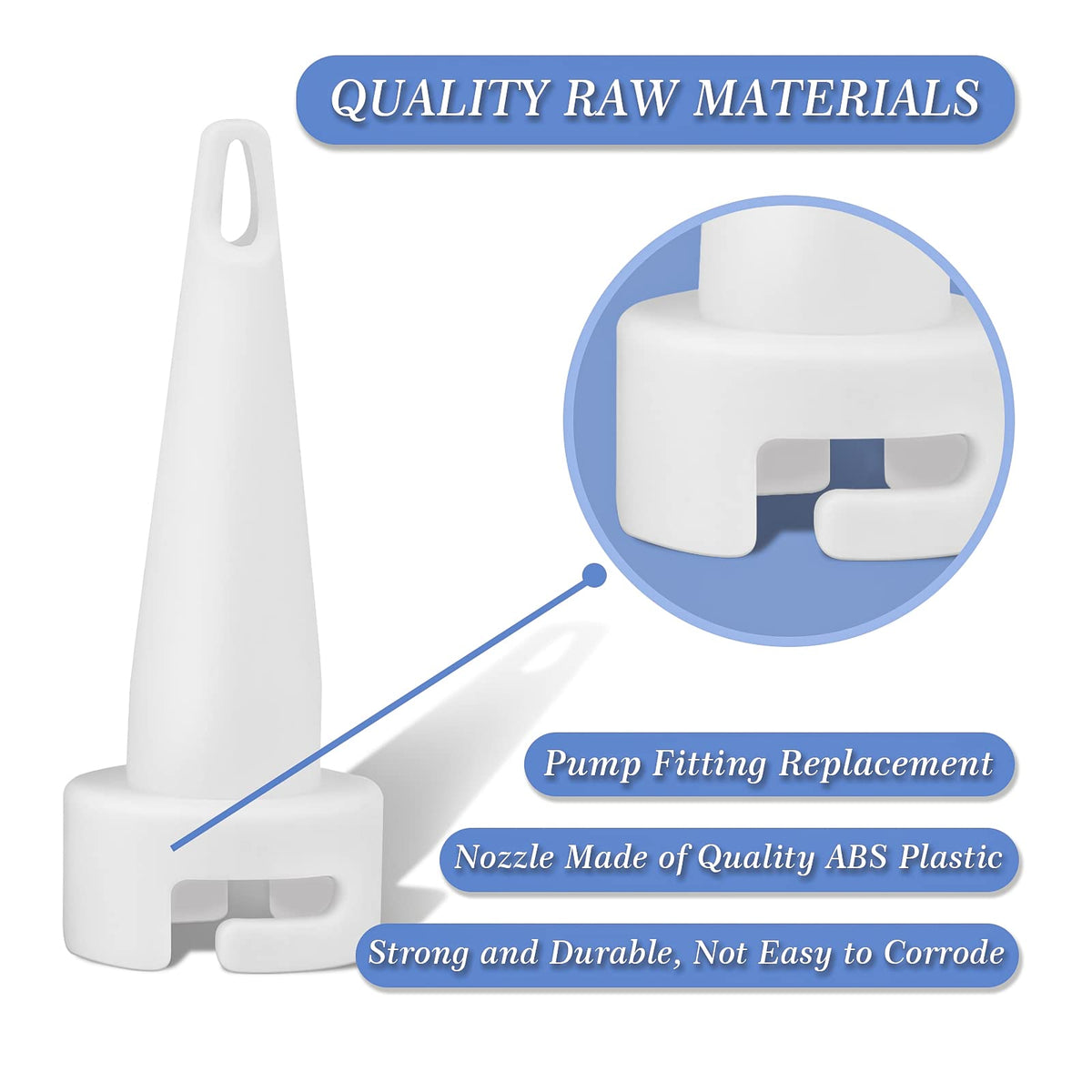 Wndine easy-install nozzle kit for quick, tool-free replacement