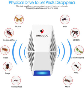 WNIGUCO pest control repeller plugged in to keep pests at bay without chemicals
