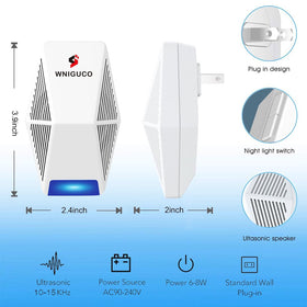 WNIGUCO pest control repeller room setup demonstrates targeted pest protection