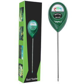 Lightweight battery free meter with fast response in any soil.