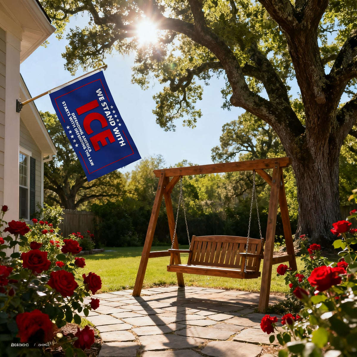 WNOHDSTT double-stitched-edges flag emphasizes durability for frequent hanging