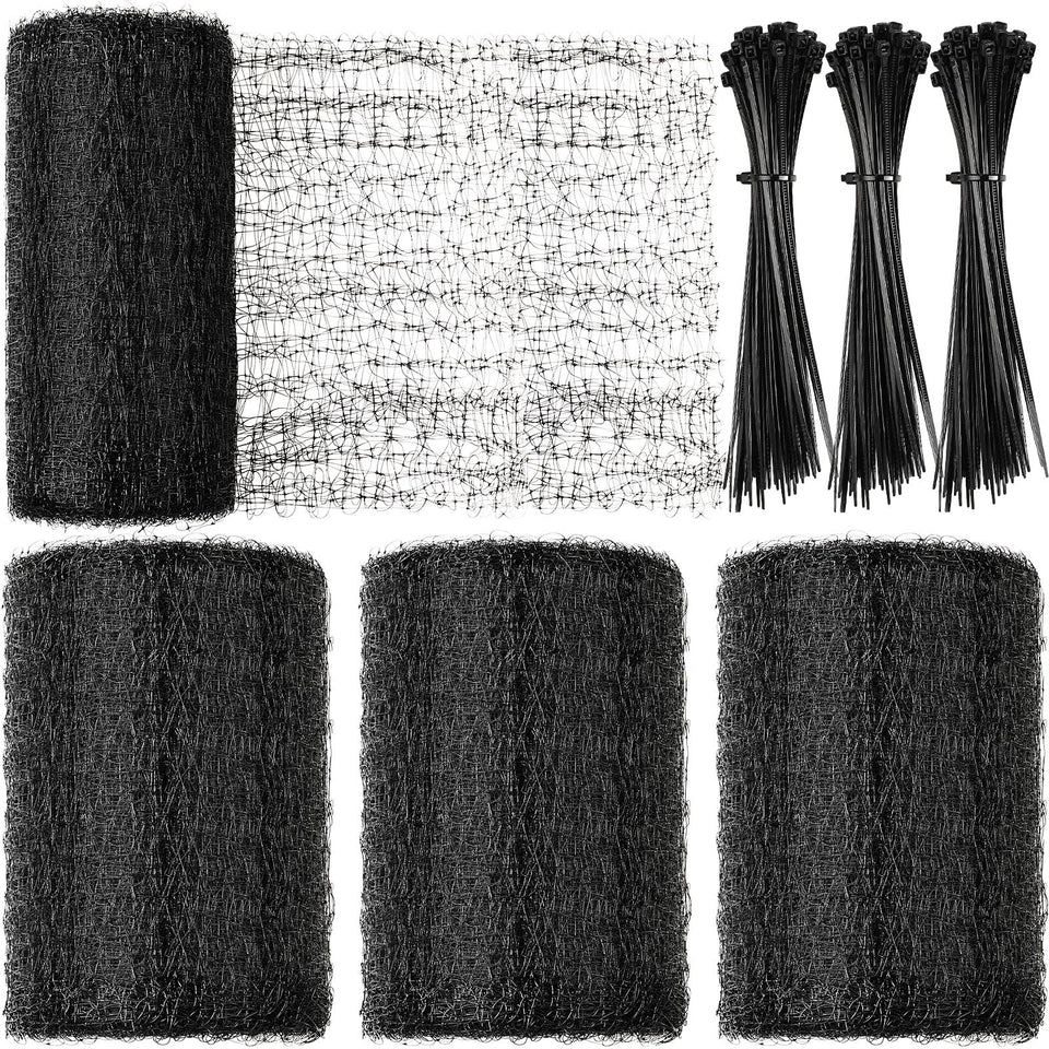 Woanger deer fencing netting 3-pack laid out for garden protection.