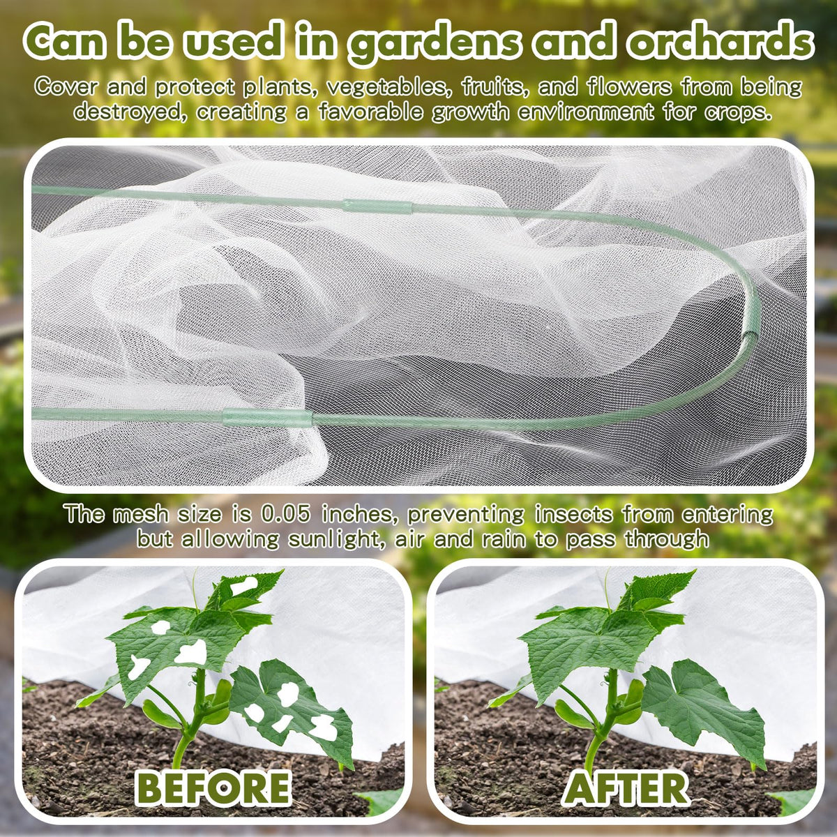 Woanger netting suitable for indoor and outdoor garden use