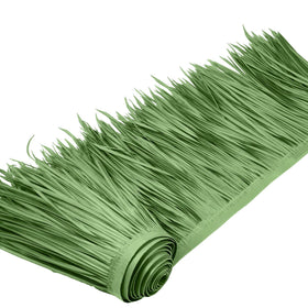Woanger grass skirt roll for tiki hut, patio decor and festive ambiance