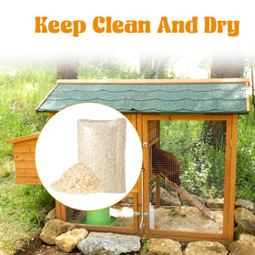 Woanger odor-control bedding helps keep the coop smelling fresh.