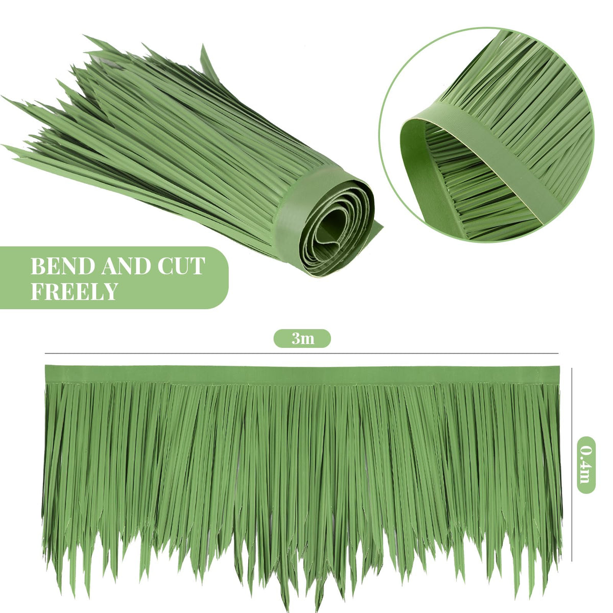 Woanger palapa straw thatch roof for outdoor decor and shade styling