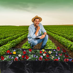 Woanger supports growing potatoes, tomatoes, herbs and more.