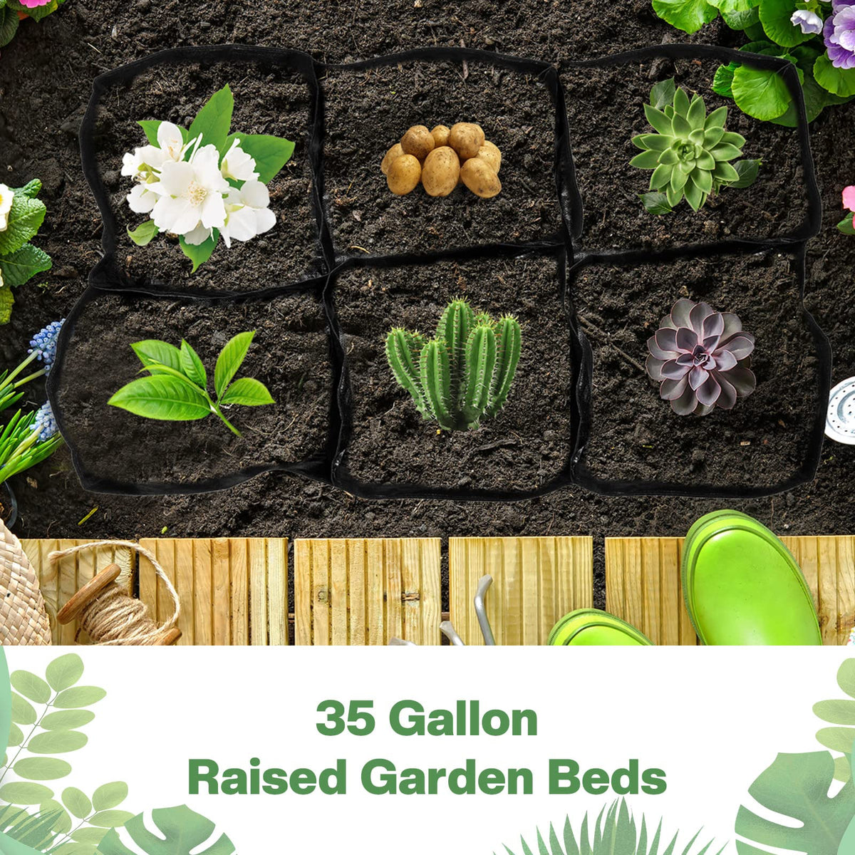 Woanger neat, space-saving design keeps your garden organized.