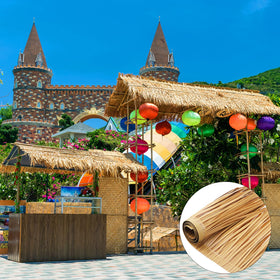 Woanger thatch roll outdoor decor supports flexible DIY projects.