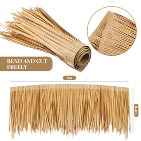 Woanger tiki bar grass skirt decor enhances outdoor parties with authentic flair.