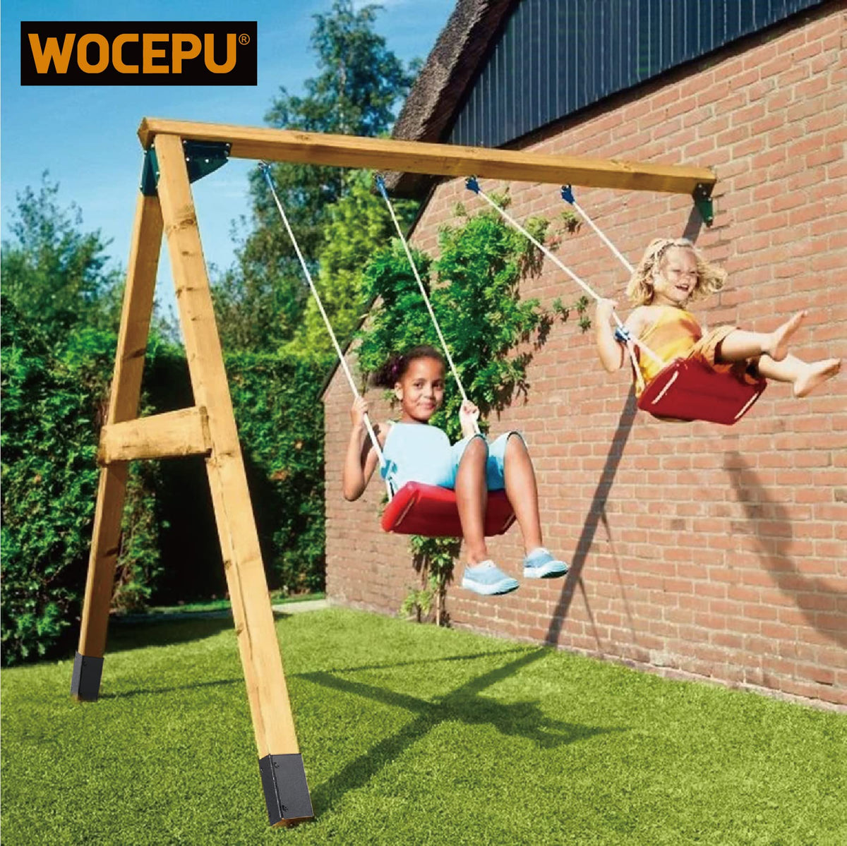 WOCEPU fits square or rectangular posts from 3.3 to 6 inches
