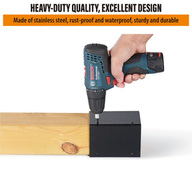 WOCEPU installation kit included with screws and drill bits for quick setup