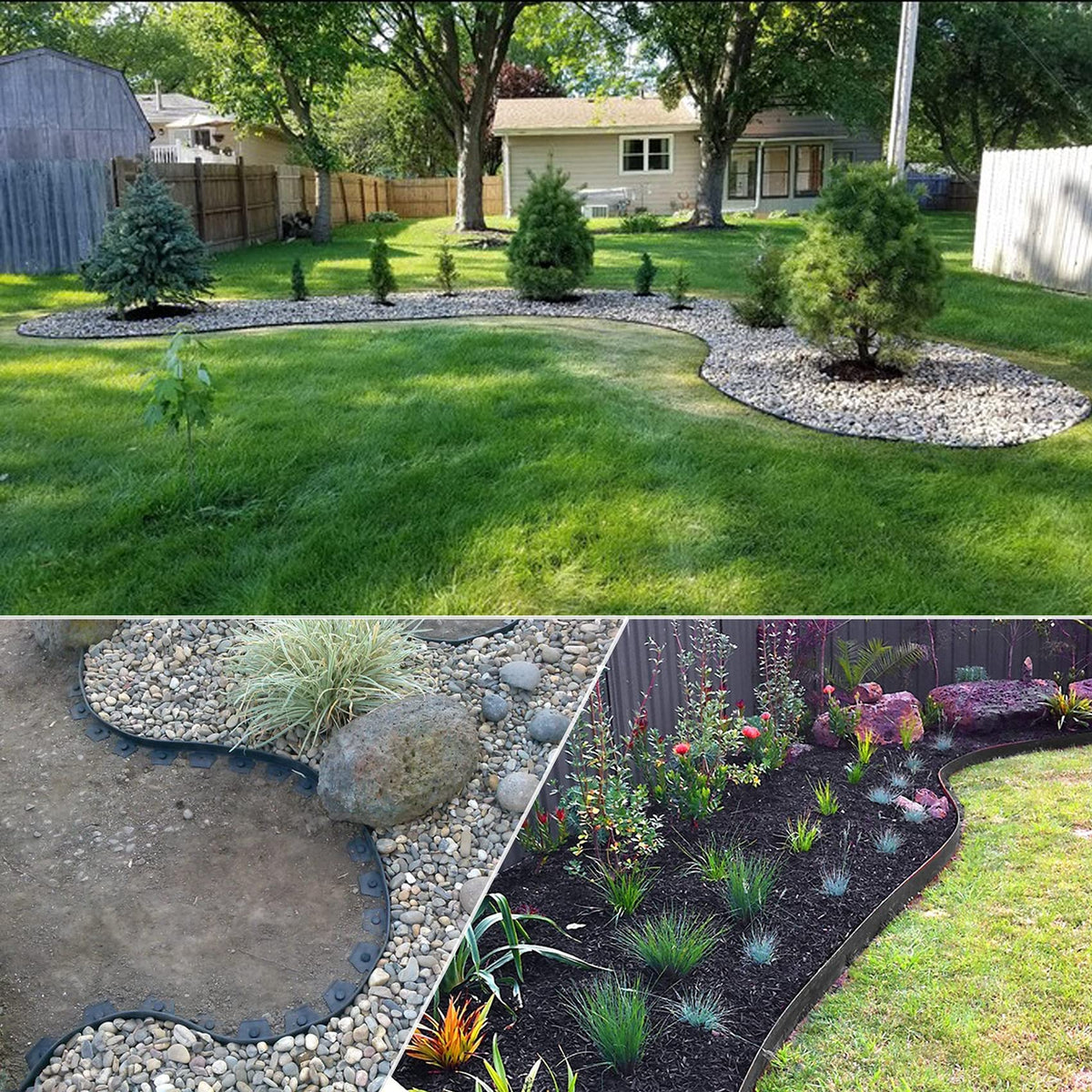 WOCHOLL edging adapts to uneven ground with proper installation