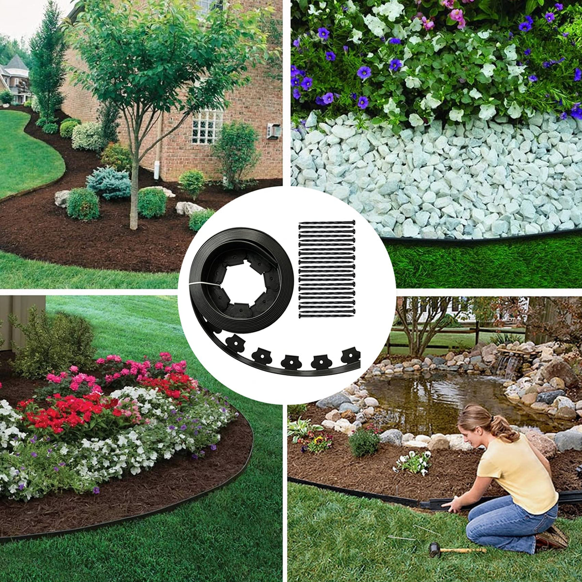 WOCHOLL edging system supports landscape features like walkways and borders
