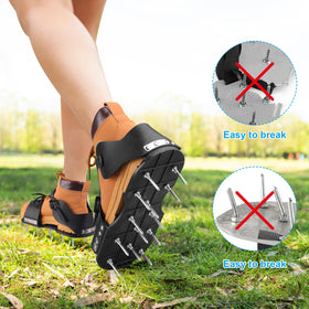 Wodesid aerator shoes show adjustable strap securing fit on footwear.