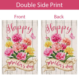 Wodison burlap double-sided flag stays vibrant; easy care for seasonal reuse