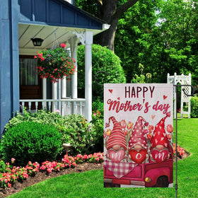 Wodison double-sided print mothers day flag keeps the same design visible from both sides.