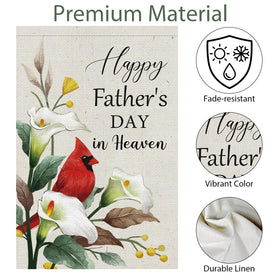 Wodison durable burlap flag suitable for graves or garden spaces.