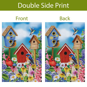 Wodison spring-garden-flag sleeve-flagpole-ready for quick setup