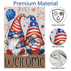 Wodison versatile decor flag suitable for porches mailboxes balconies and indoor entryways.