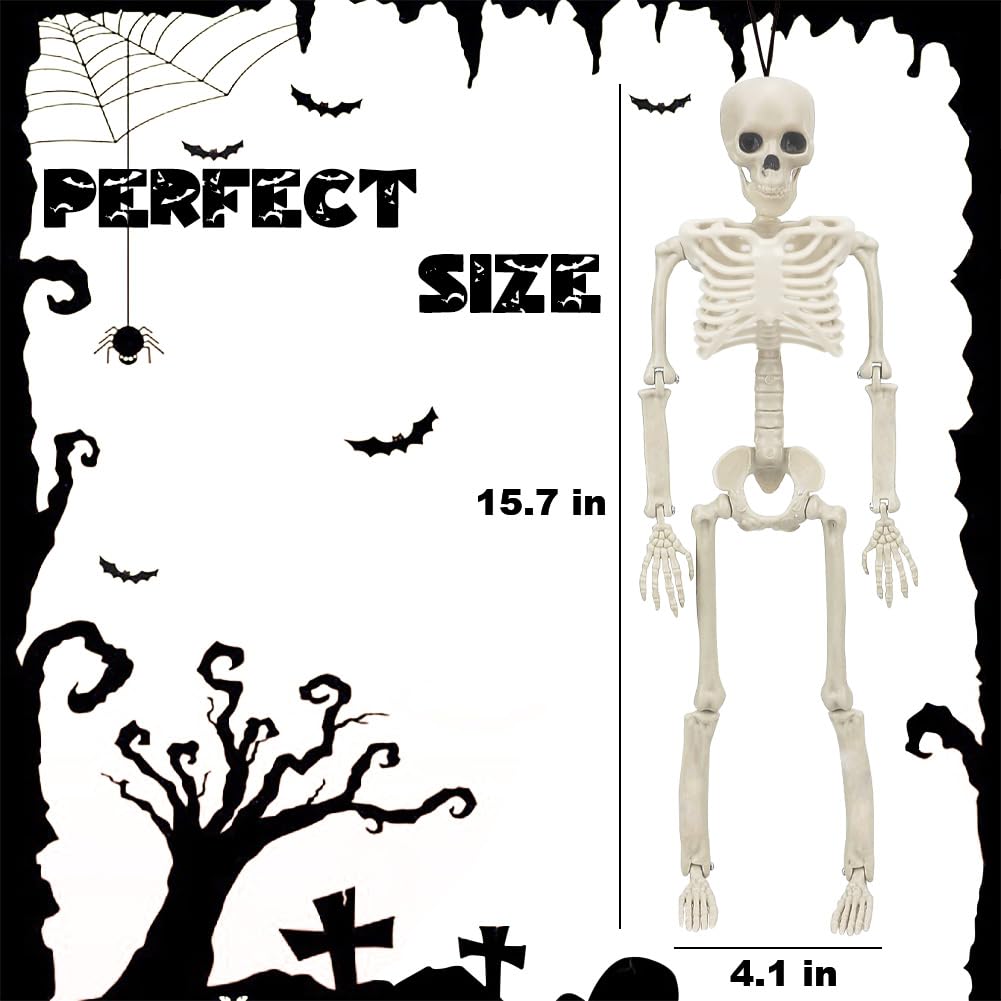WODMAZ skeleton jaw opens and closes for realism.