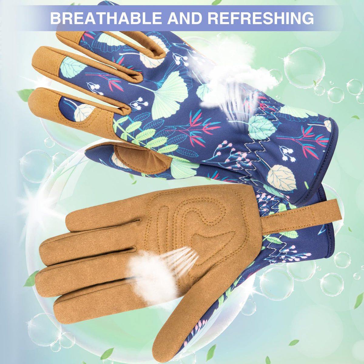 WOHEER elastic-wrist provides a snug fit and blocks debris