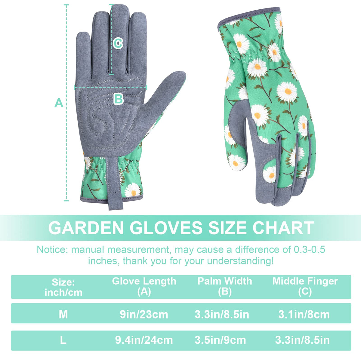 WOHEER women's gardening gloves ideal for planting and weeding tasks.