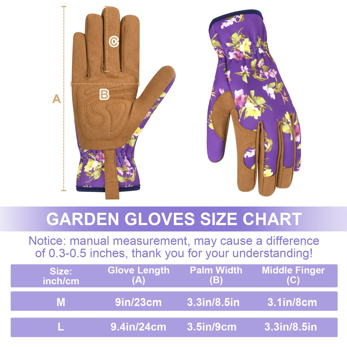 WOHEER meticulously sewn gloves offer durable wear and reliability.
