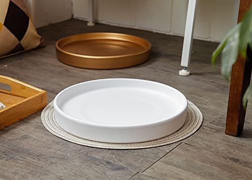 Drainage tray catches excess water to protect floors and surfaces.