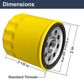 Kohler engine compatibility shown with Wokinaya 52-050-02-S filter